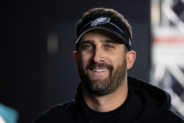 Philadelphia Eagles head coach Nick Sirianni made history Sunday. 